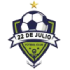 22 De Julio crest